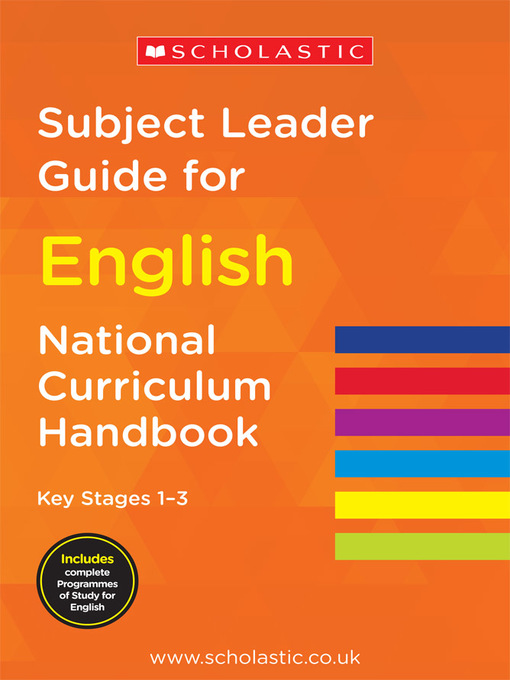Title details for Subject Leader Guide for English by Scholastic - Available